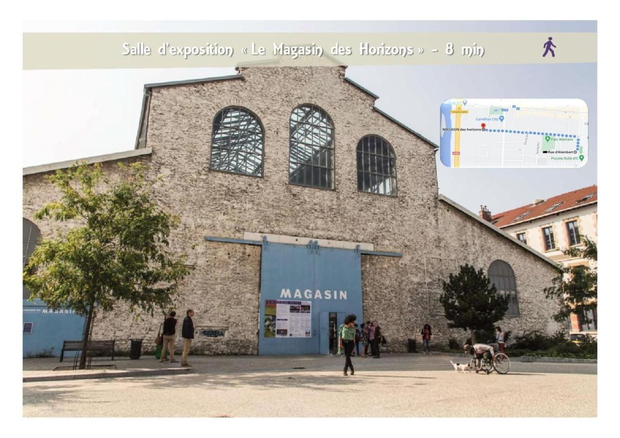Le 62 - Spacieux T2 Avec Jardin, Parking & Tramway Grenoble Exterior foto